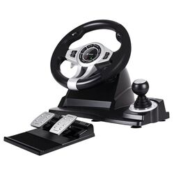 Volan pentru jocuri cu pedale 4in1 Tracer Roadster (Black) Thumb