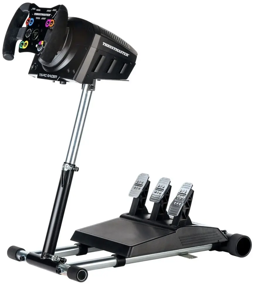 Suport pentru volan Wheel Stand Pro Deluxe New T-GT V2 (Black/Silver) - 2