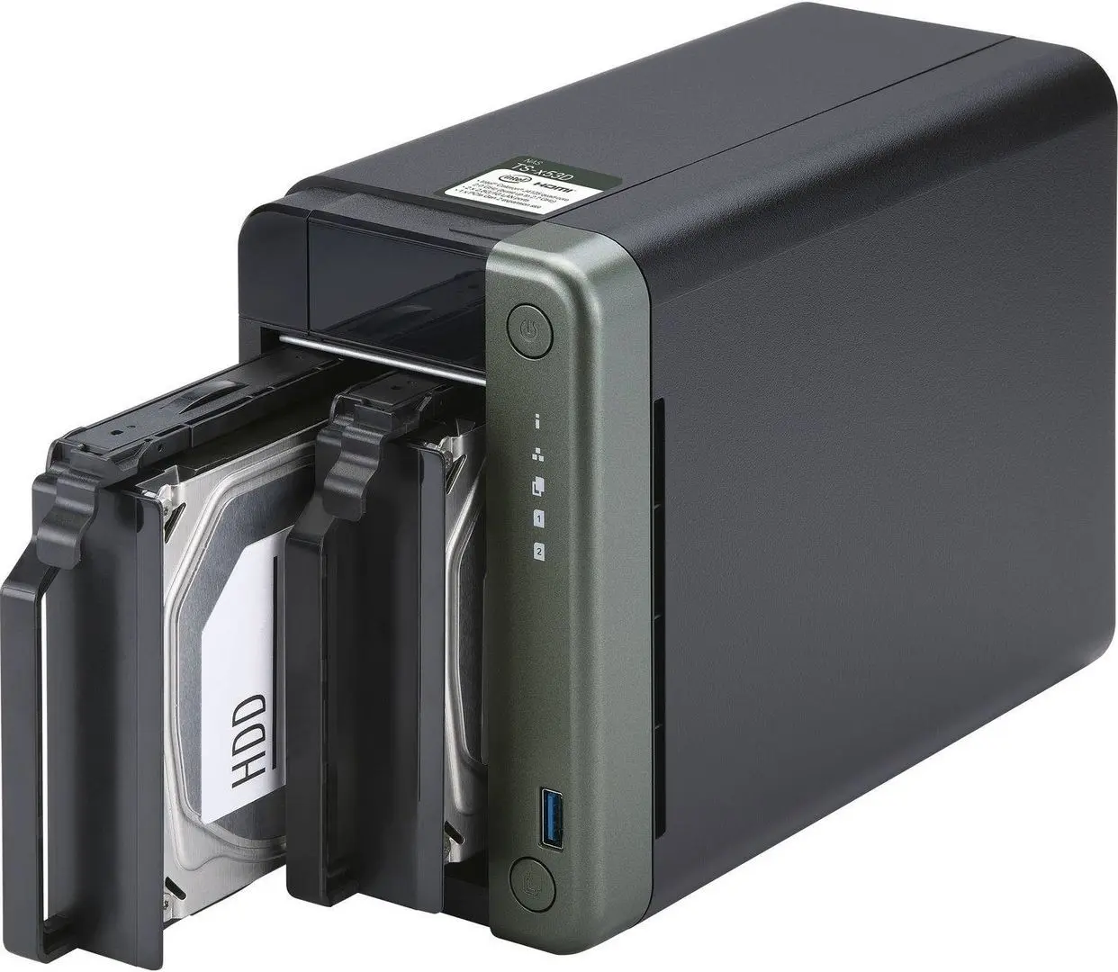 Dispozitiv stocare retea QNAP TS-253D-4G (Black)