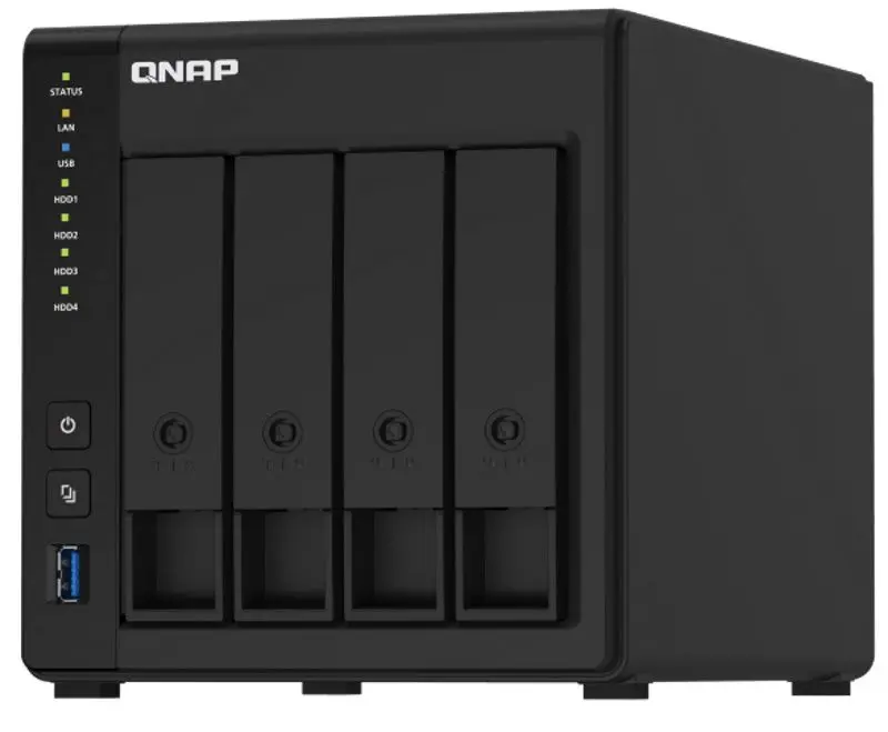 Dispozitiv stocare retea QNAP TS-451D2-2G (Black)