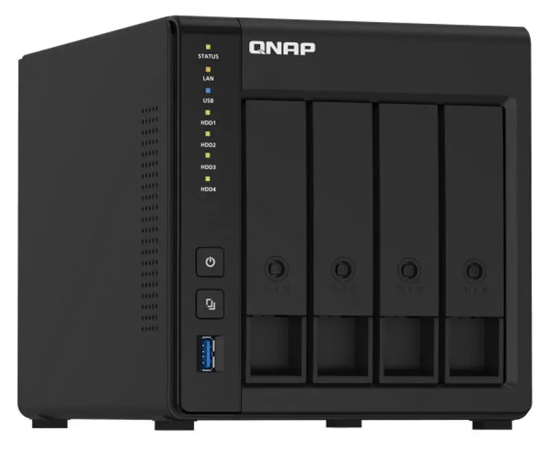 Dispozitiv stocare retea QNAP TS-451D2-2G (Black)