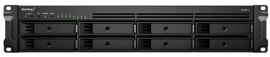 Dispozitiv stocare retea Synology RackStation RS1221+ (Black)