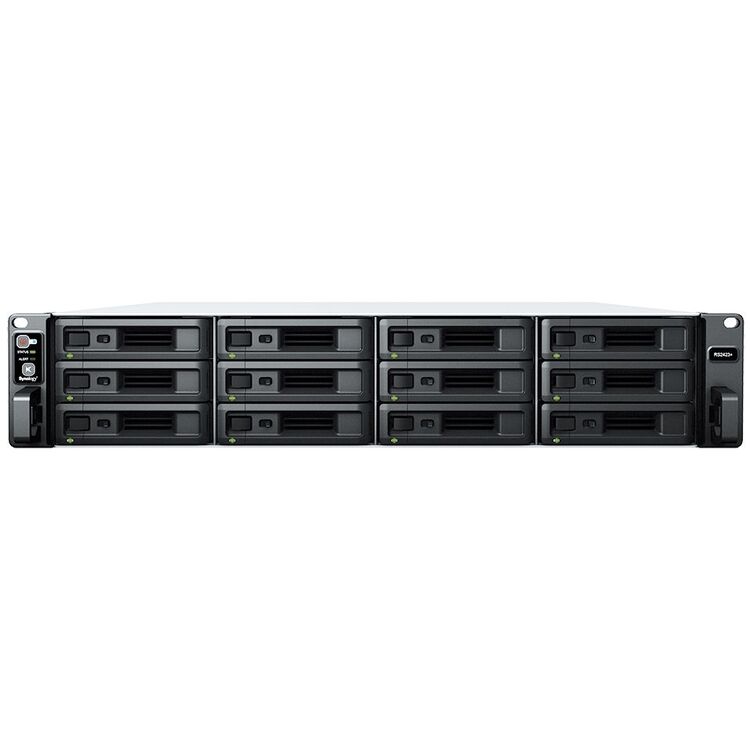Сетевой накопитель Synology RS2423+ (Black/Silver)