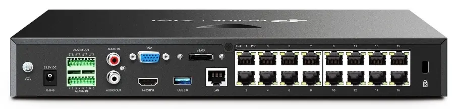 IP видеорегистратор TP-Link VIGI NVR2016H-16P (Black) - 3