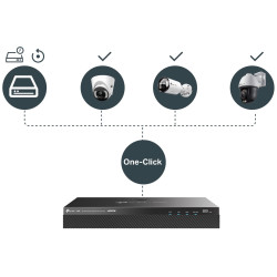 IP видеорегистратор TP-Link VIGI NVR2016H-16P (Black) Thumb