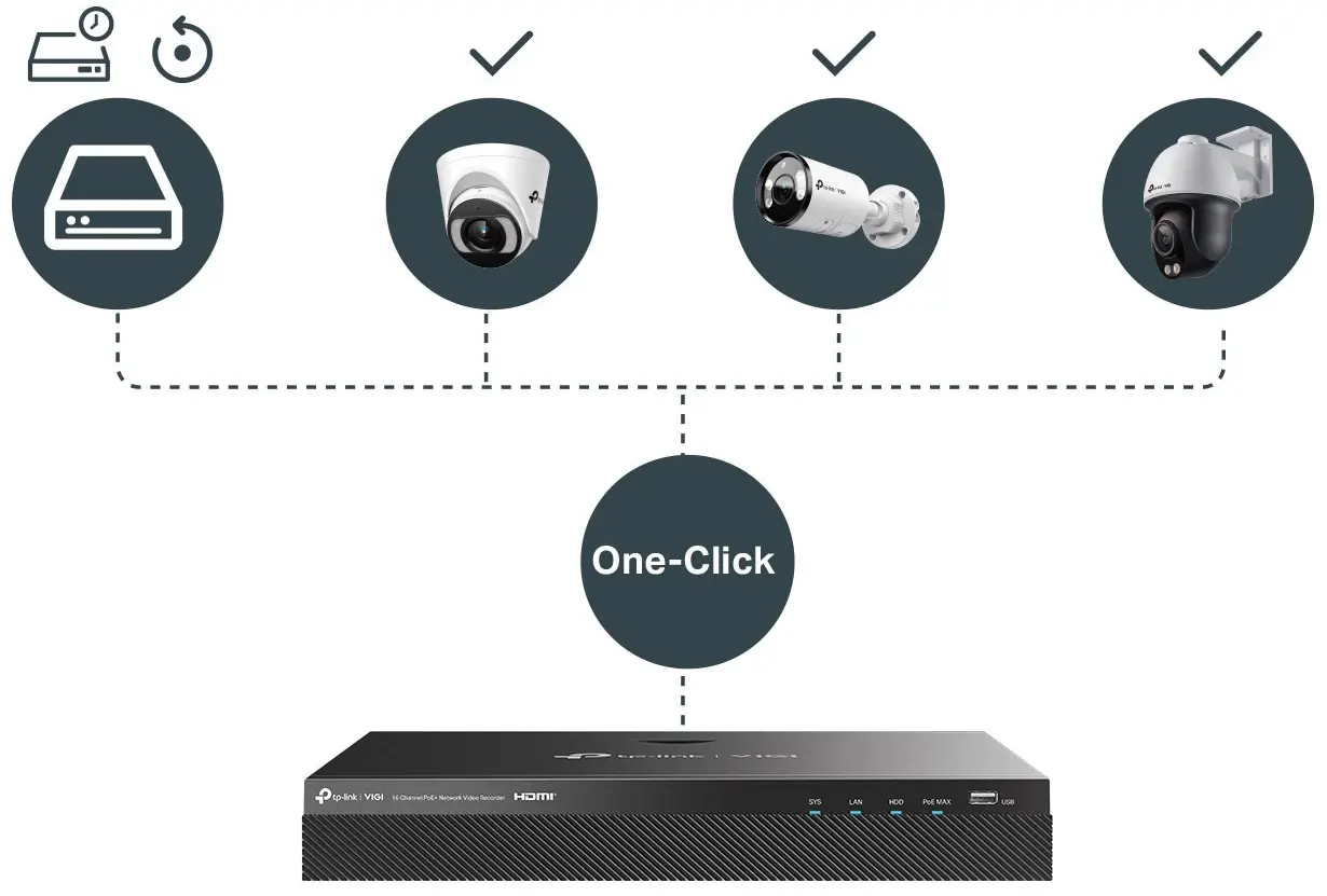 IP видеорегистратор TP-Link VIGI NVR2016H-16P (Black) - 5