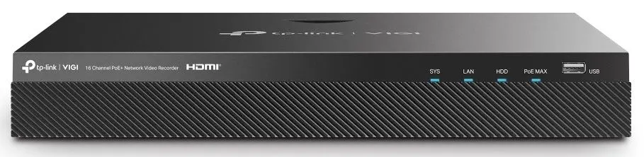 Recorder NVR TP-Link VIGI NVR2016H-16MP (Black)