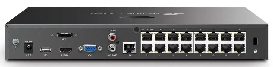 Recorder NVR TP-Link VIGI NVR2016H-16MP (Black)
