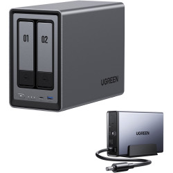 Dispozitiv stocare retea Ugreen DXP2800 (Black) Thumb