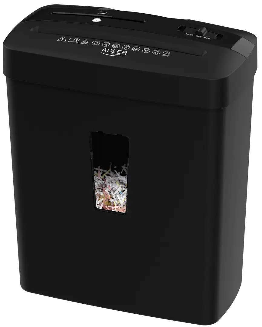 Distrugator de documente Adler AD 1037 (Black)