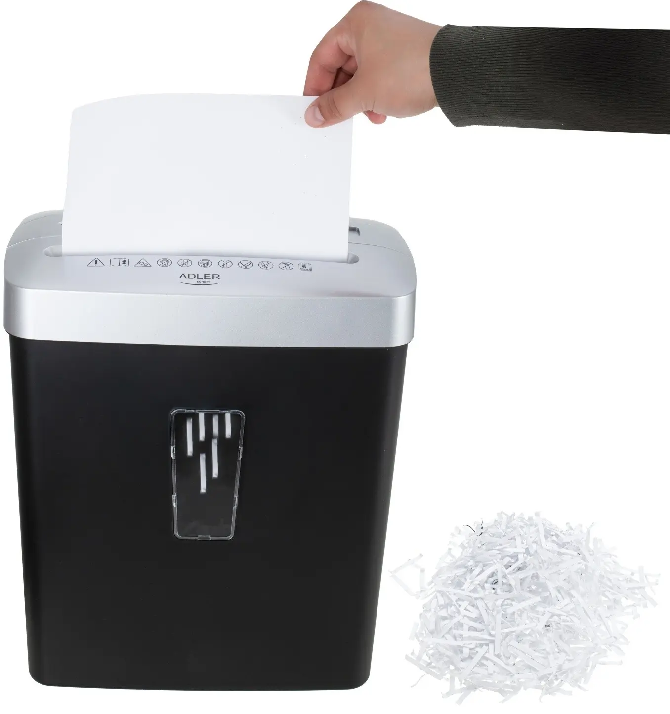 Шредер Adler AD 1037 (Black/Silver) - 7
