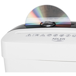 Distrugator de documente Adler AD 1037 (White) Thumb