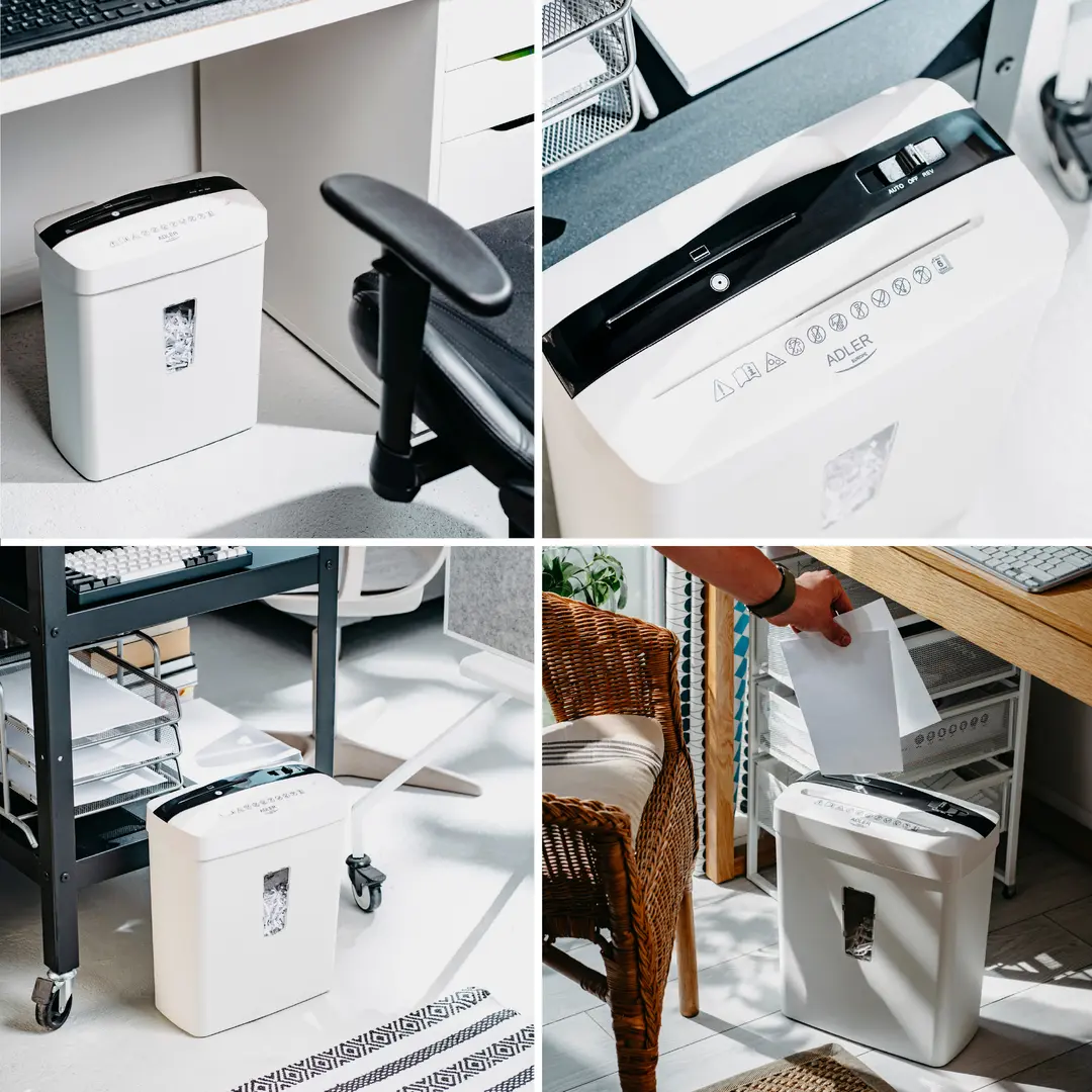 Distrugator de documente Adler AD 1037 (White)