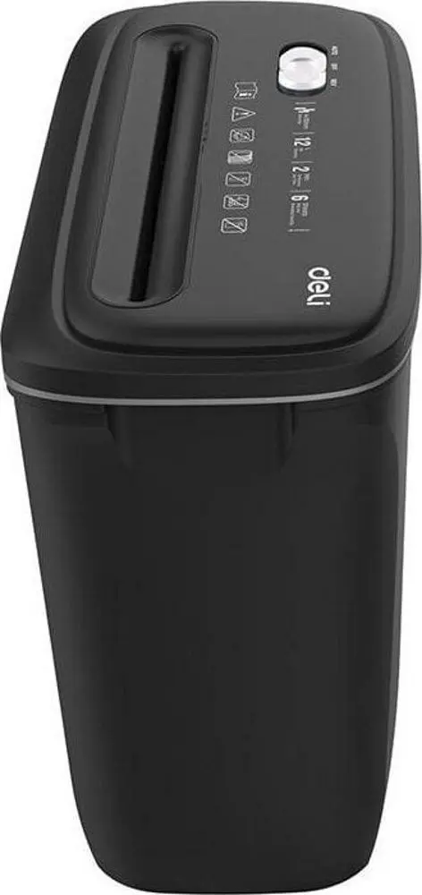 Distrugator de documente Deli E9945 12L (Black) - 4