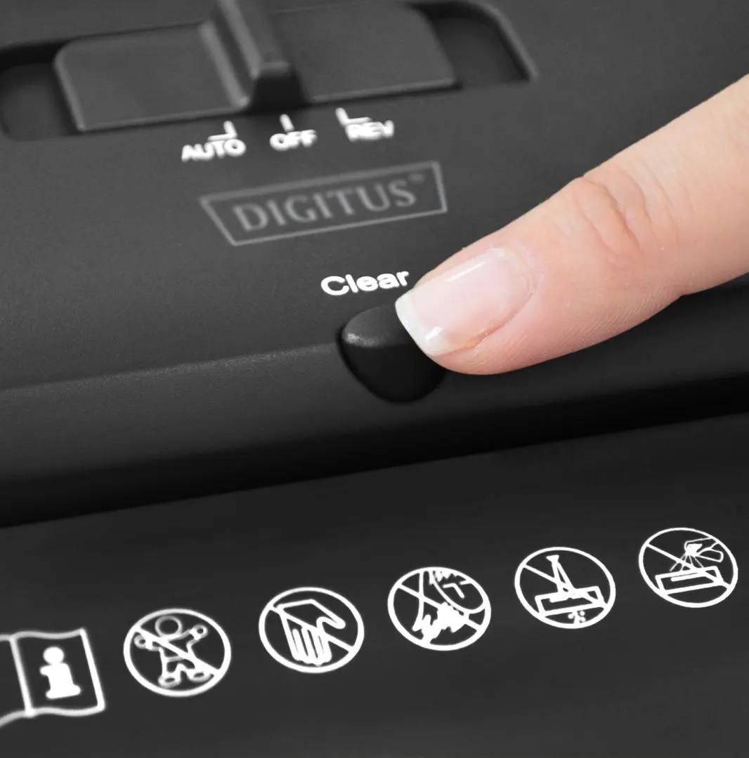 Distrugator de documente Digitus DA-81606 (Black)