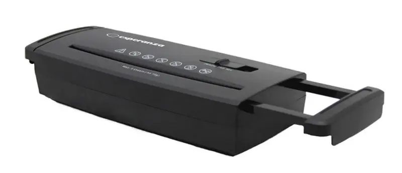 Distrugator de documente Esperanza Blade EN101 (Black)