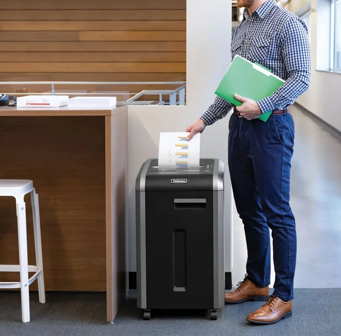 Distrugator de documente Fellowes Powershred 225Mi (Black/Dark Silver)