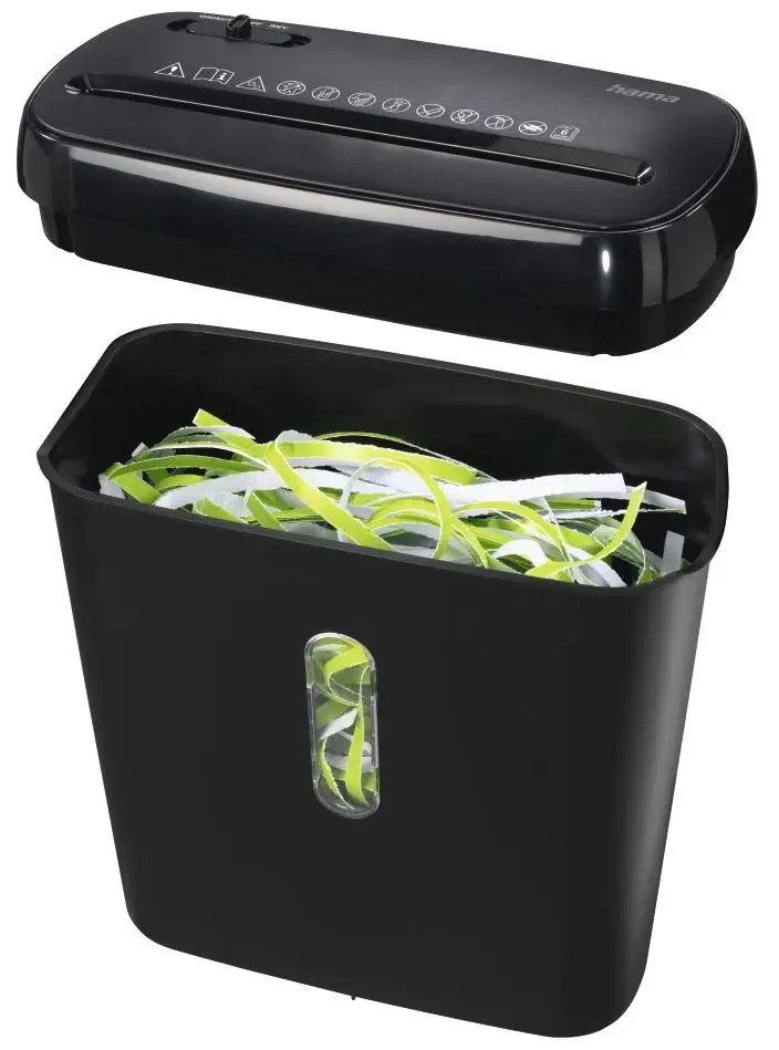 Шредер Hama Basic S6 (Black) - 2