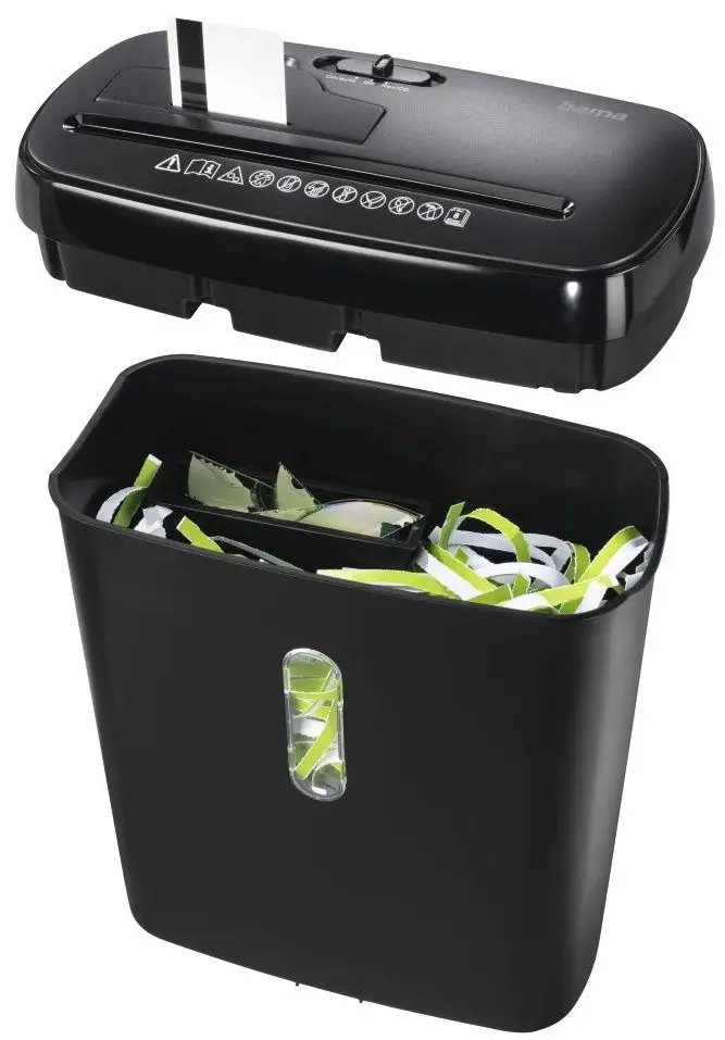 Distrugator de documente Hama Basic S8CD (Black)