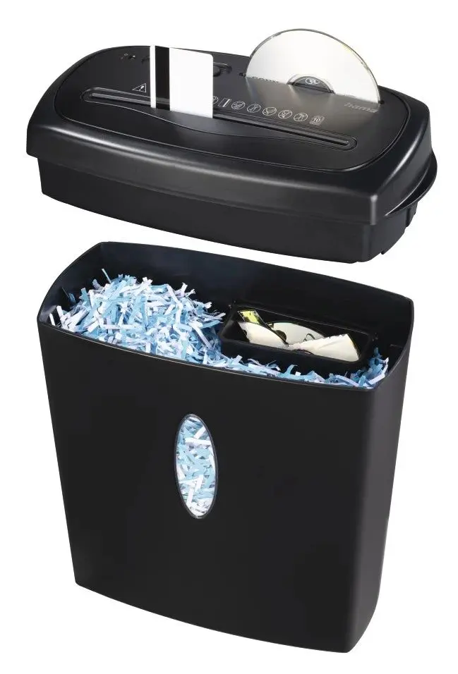 Distrugator de documente Hama Home X10CD (Black)