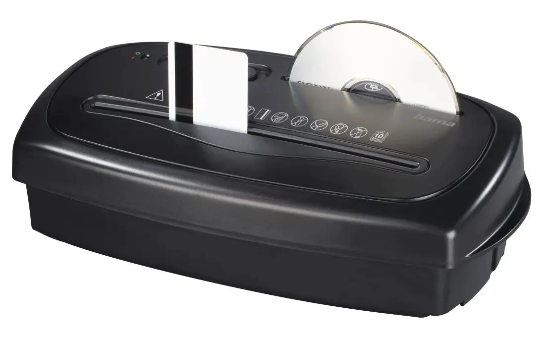 Distrugator de documente Hama Home X10CD (Black)