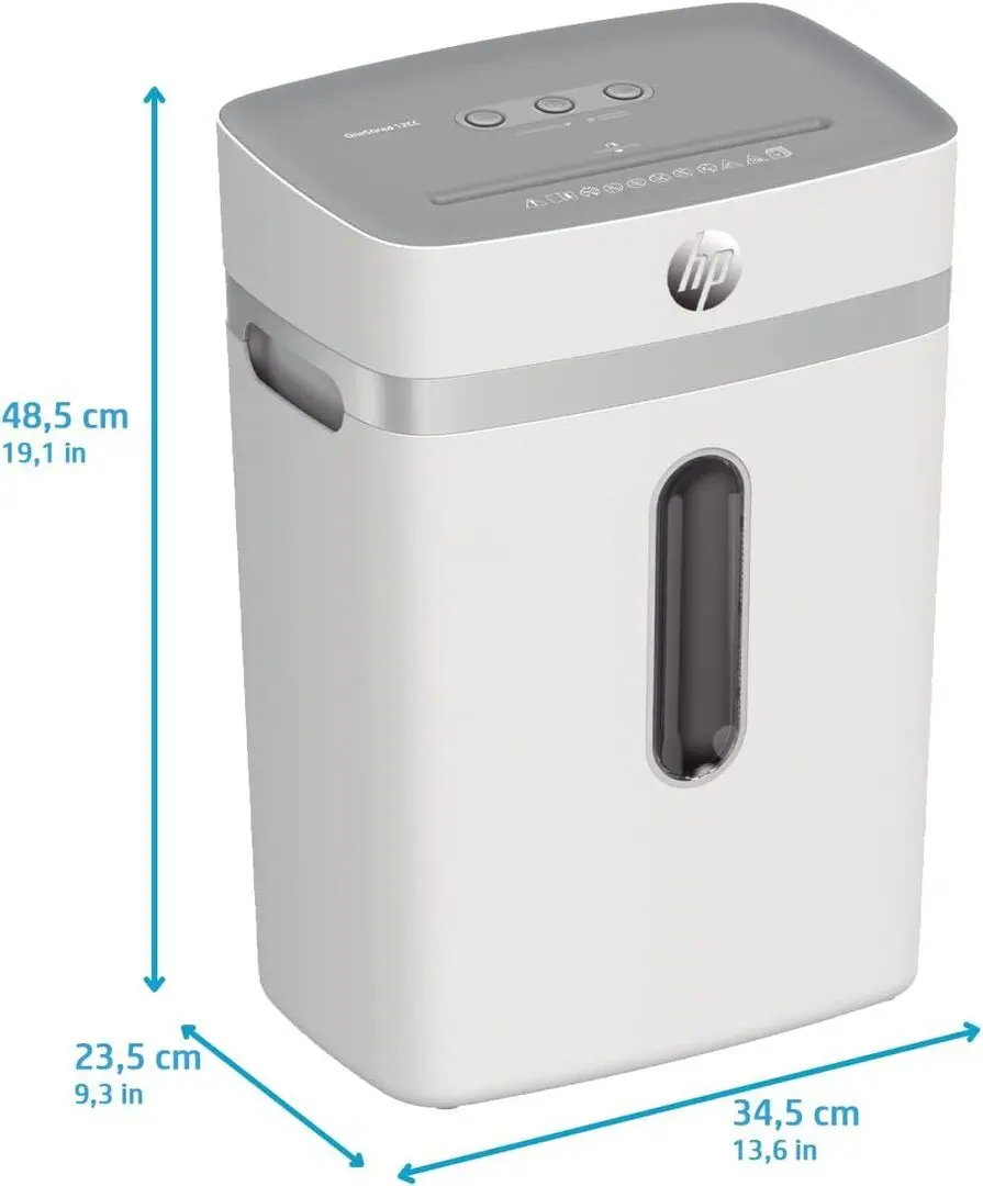 Шредер HP OneShred 12CC (White/Grey)