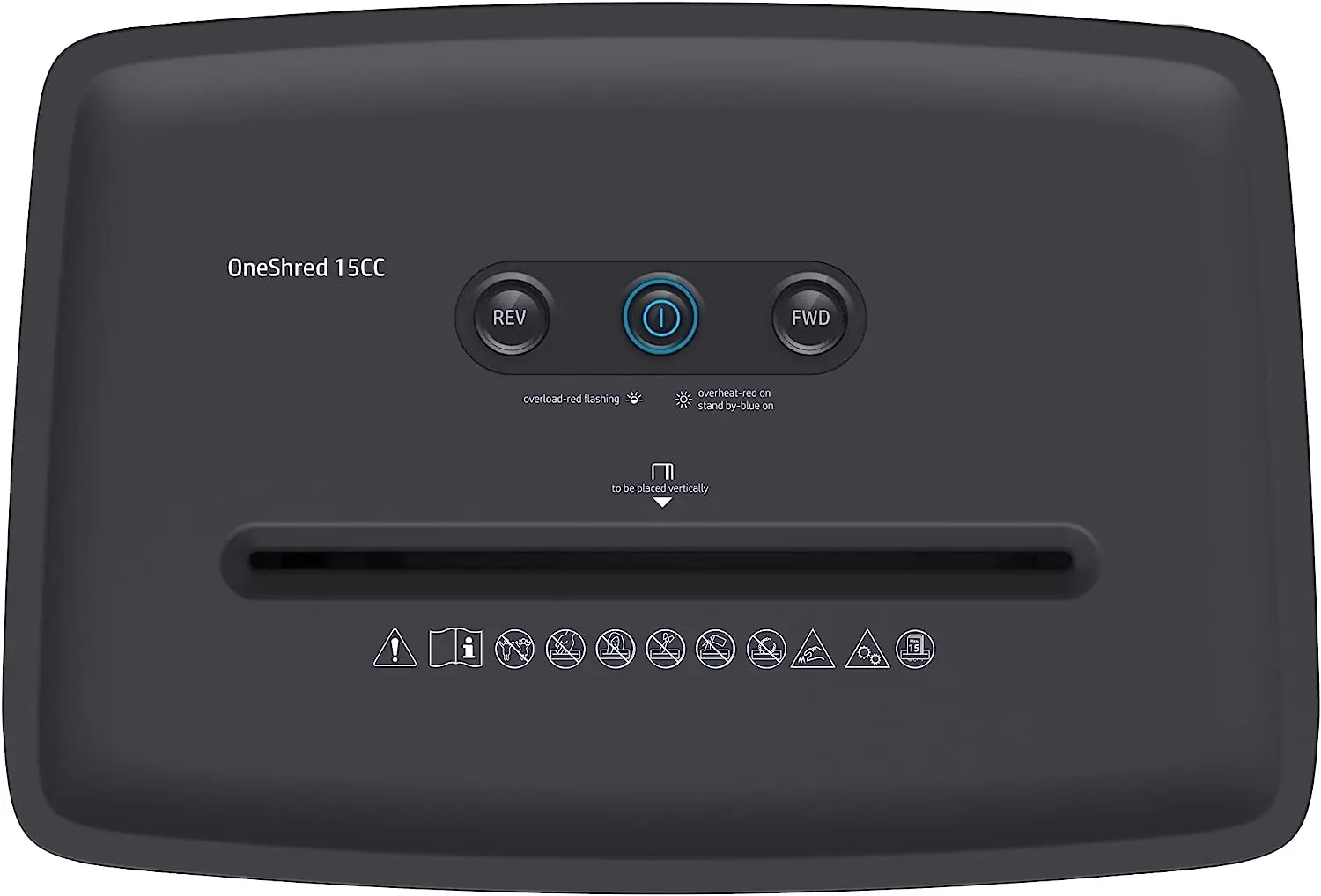 Шредер HP OneShred 15CC (White/Black)