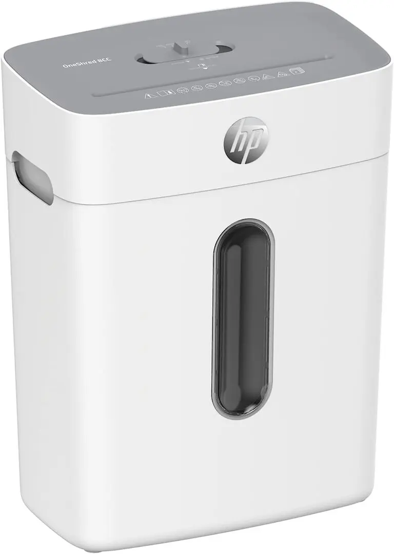Шредер HP OneShred 8CC (White/Grey)