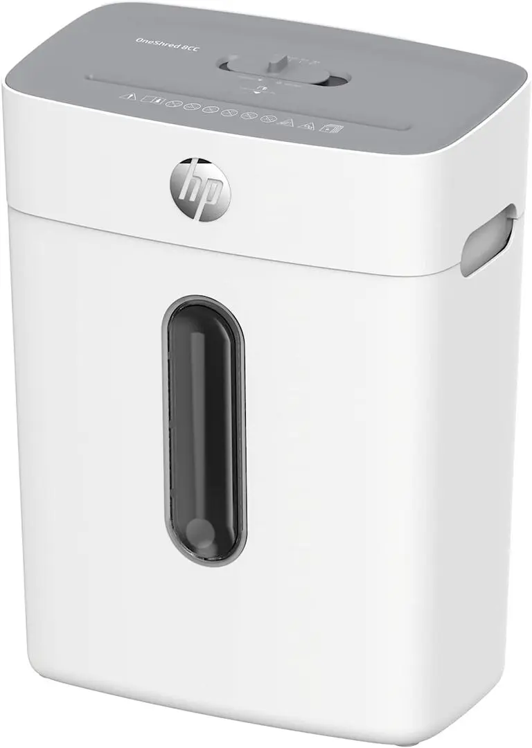 Шредер HP OneShred 8CC (White/Grey)