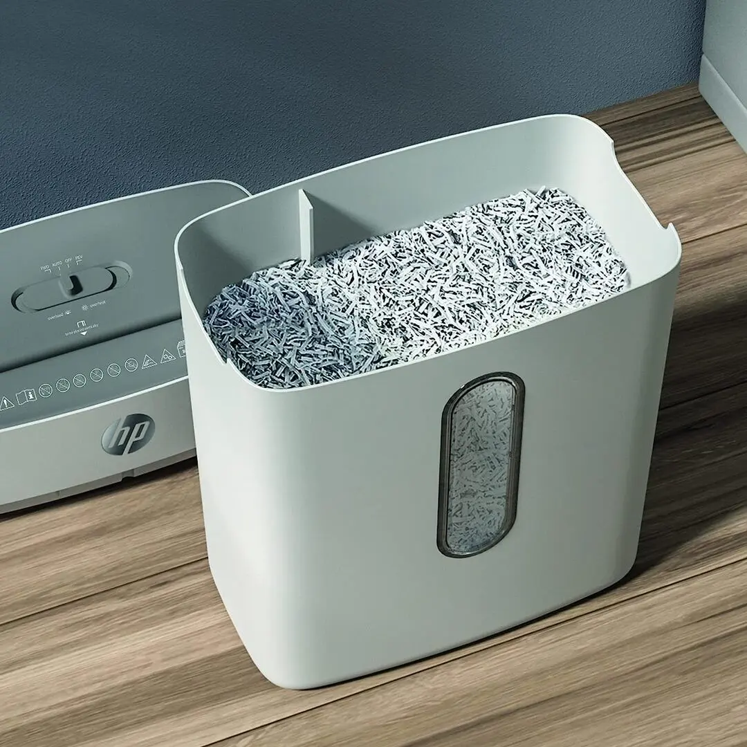 Шредер HP OneShred 8CC (White/Grey)