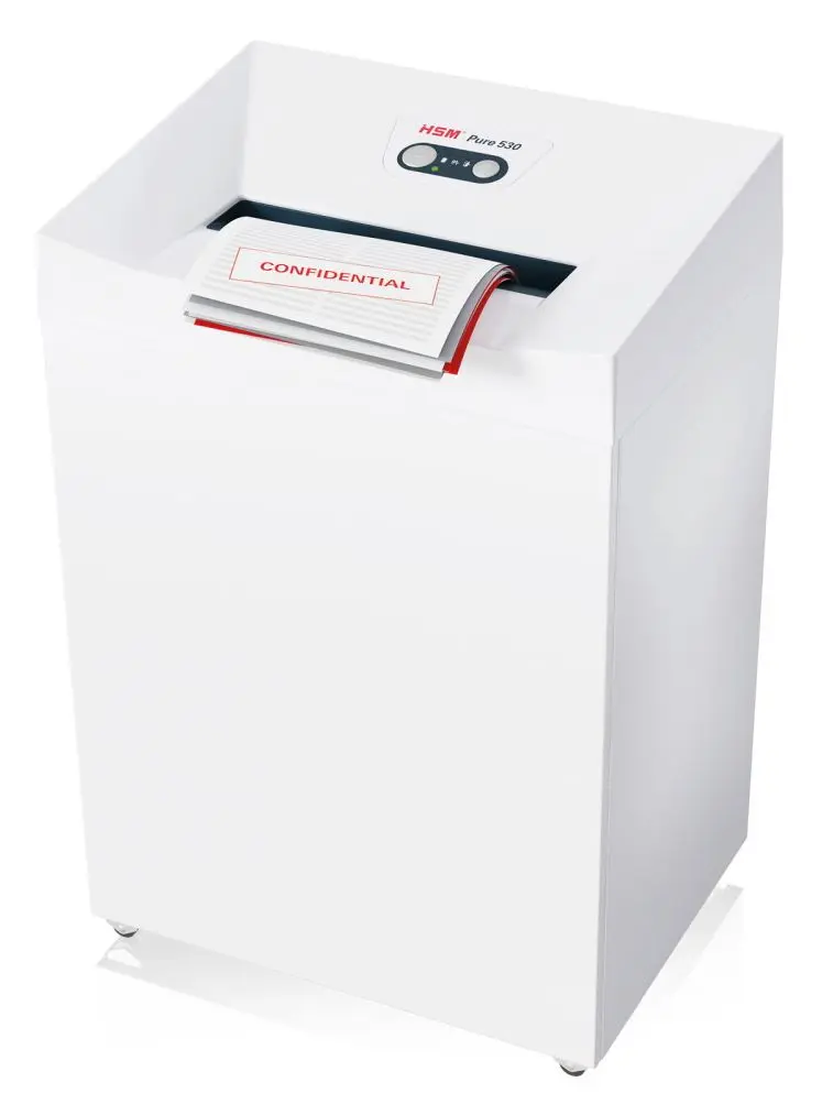 Шредер HSM Pure 530 3.9mm (White)