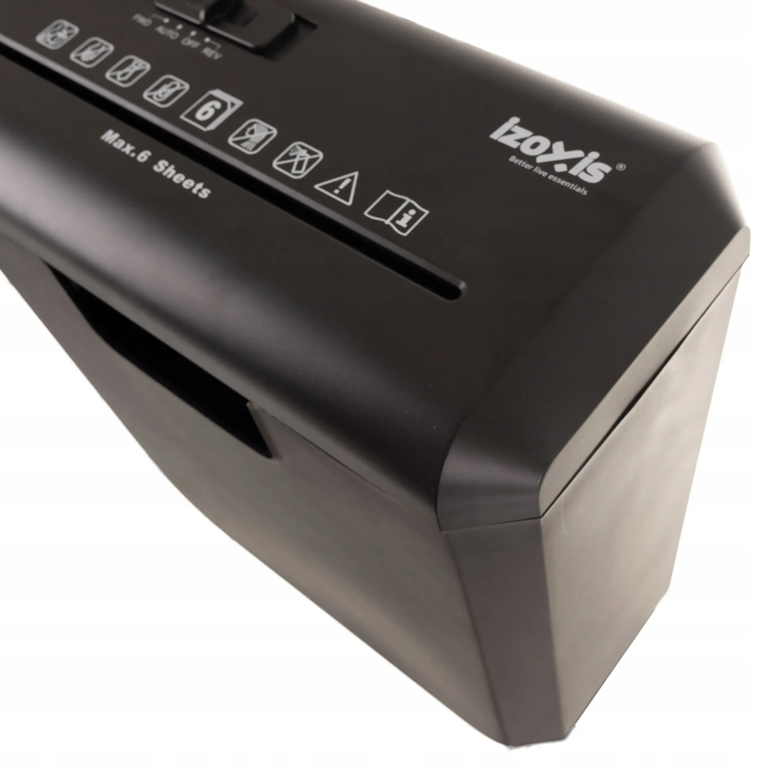 Distrugator de documente Izoxis 26136 10L (Black)