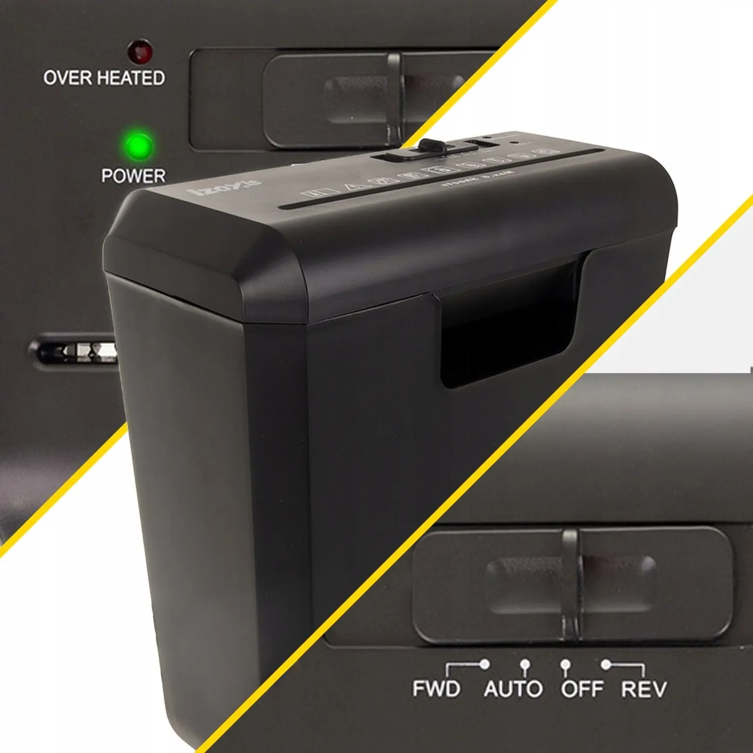 Distrugator de documente Izoxis 26136 10L (Black)