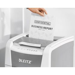 Distrugator de documente Leitz IQ Autofeed 80110000 (White/Grey) Thumb