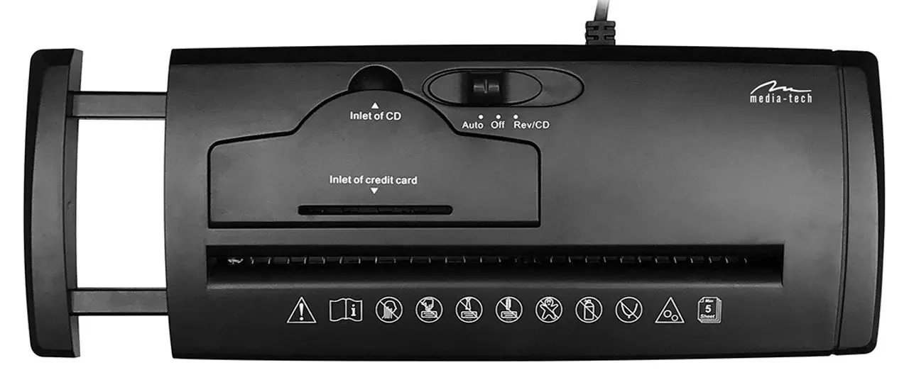 Шредер Media-Tech MT215 V2.0 (Black) - 2