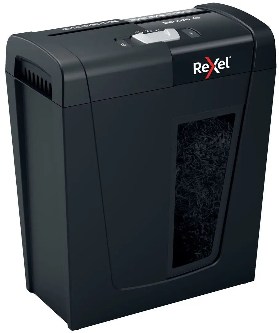 Distrugator de documente Rexel Secure X8 4NR164/2020123EU (Black)