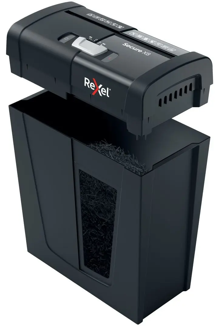 Distrugator de documente Rexel Secure X8 4NR164/2020123EU (Black)