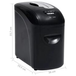 Distrugator de documente VidaXL 51553 (Black) Thumb