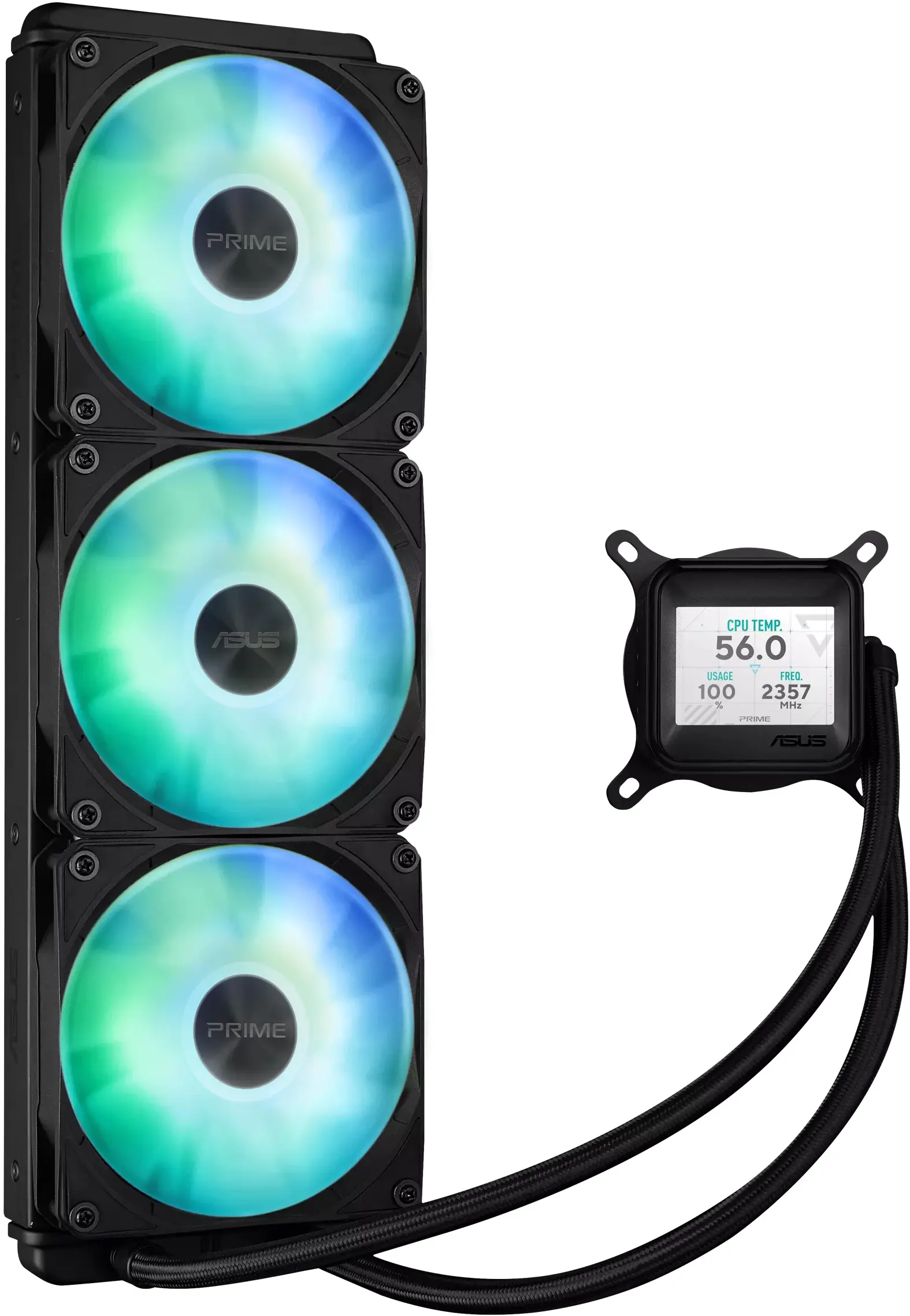 Sistem de racire cu lichid Asus Prime LC 360 ARGB LCD (Black)