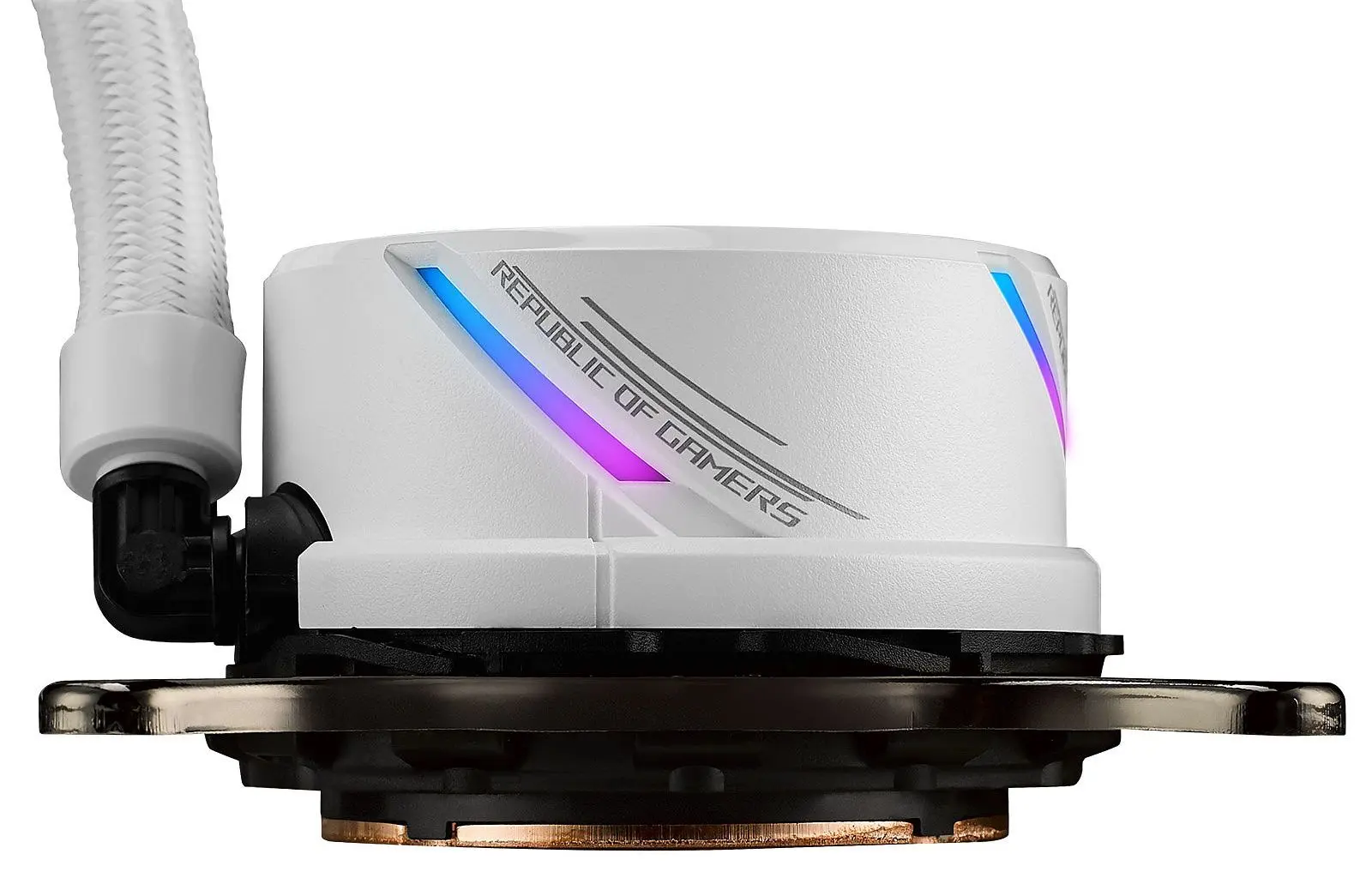 Система жидкостного охлаждения Asus Rog Strix LC 240 RGB White Edition (90RC0062-M0UAY0) - 3