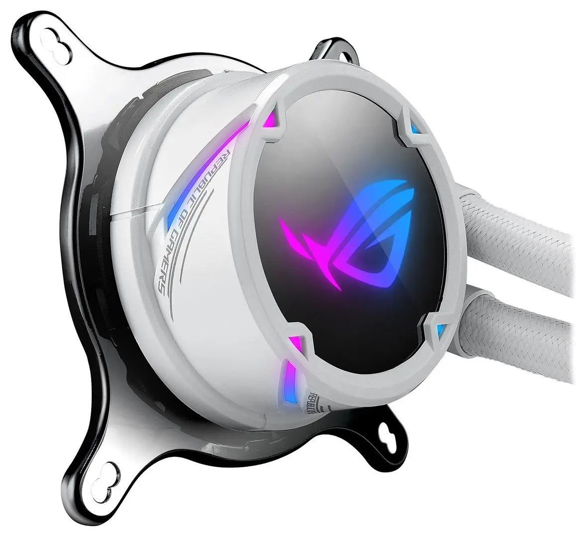 Система жидкостного охлаждения Asus Rog Strix LC 240 RGB White Edition (90RC0062-M0UAY0) - 4