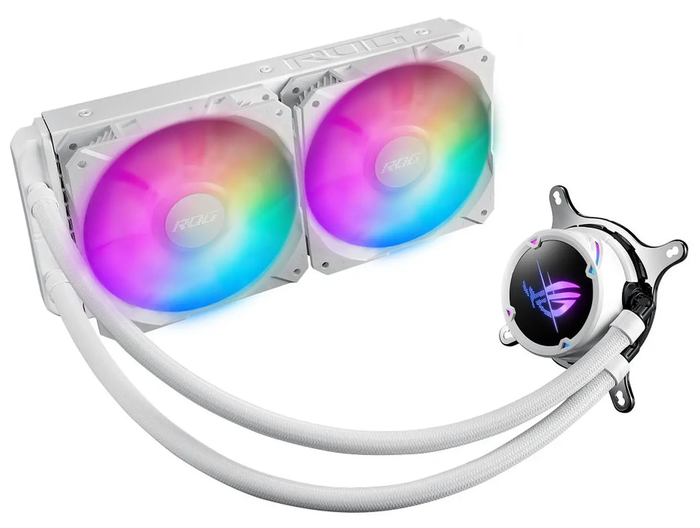 Система жидкостного охлаждения Asus Rog Strix LC II 240 ARGB White Edition (90RC00E2-M0UAY2)