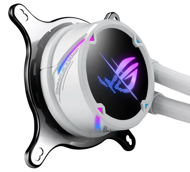 Система жидкостного охлаждения Asus Rog Strix LC II 360 ARGB White Edition (90RC00F2-M0UAY2) - 3