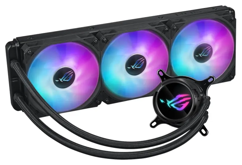 Система жидкостного охлаждения Asus Rog Strix LC III 360 ARGB (Black) - 2