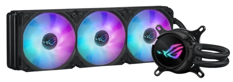 Система жидкостного охлаждения Asus Rog Strix LC III 360 ARGB (Black) - 3