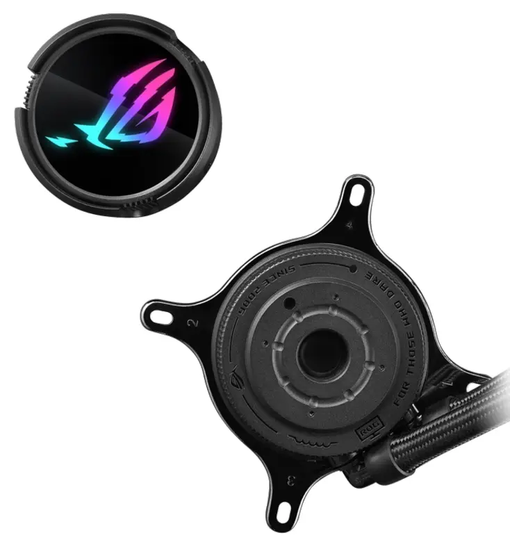 Система жидкостного охлаждения Asus Rog Strix LC III 360 ARGB (Black) - 6