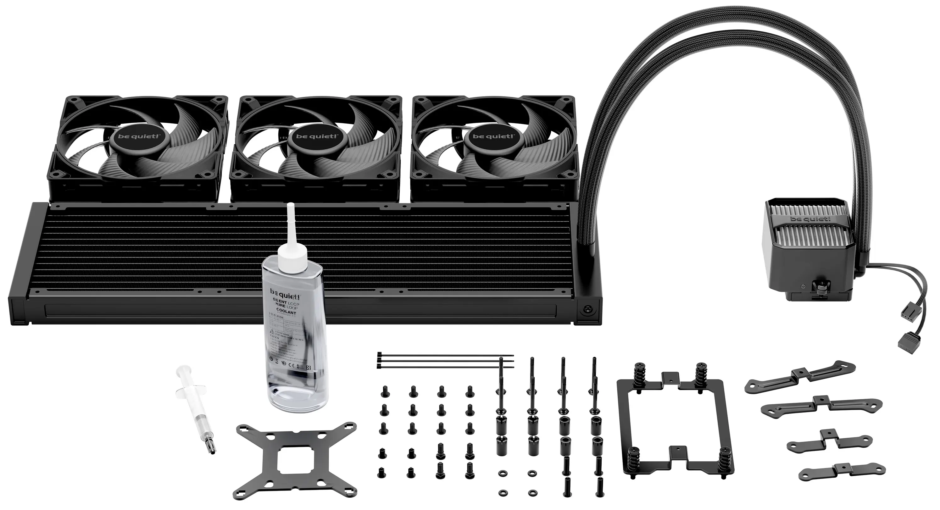 Система жидкостного охлаждения Be quiet! Silent Loop 3 420mm (Black) - 5