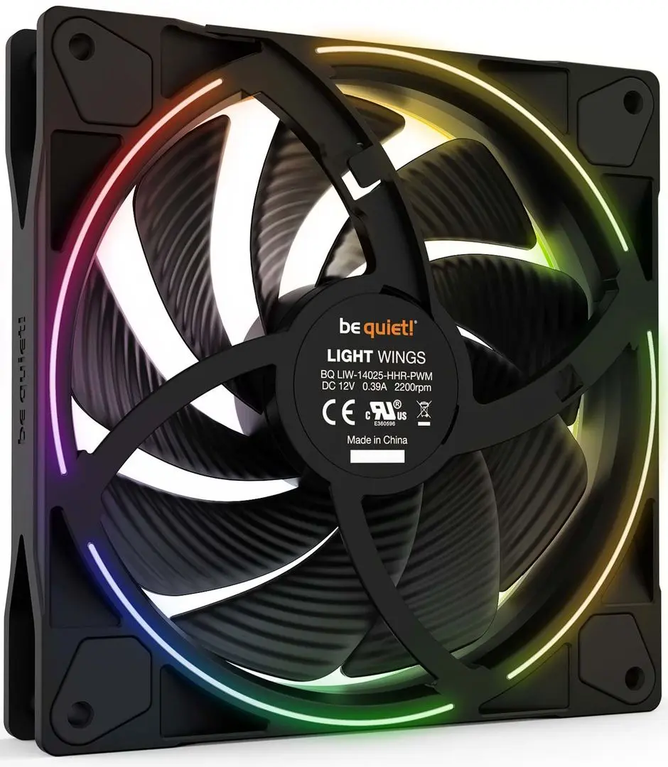Вентилятор Be quiet! Light Wings High-speed 140mm (Black)