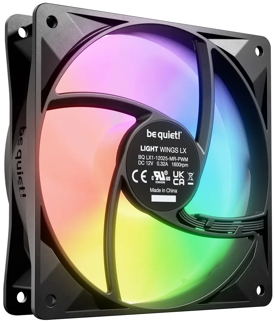 Ventilator Be quiet! Light Wings LX 120mm (Black)