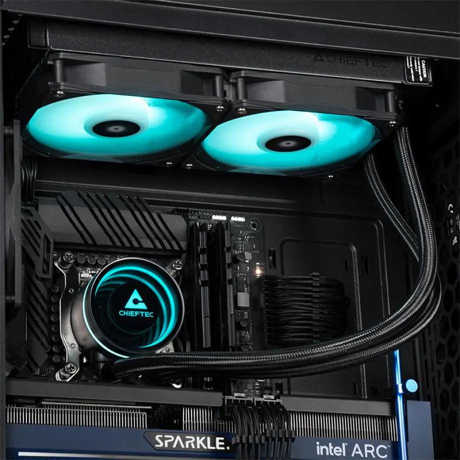 Sistem de racire cu lichid Chieftec Iceberg 240 CLC-240-RGB (Black)